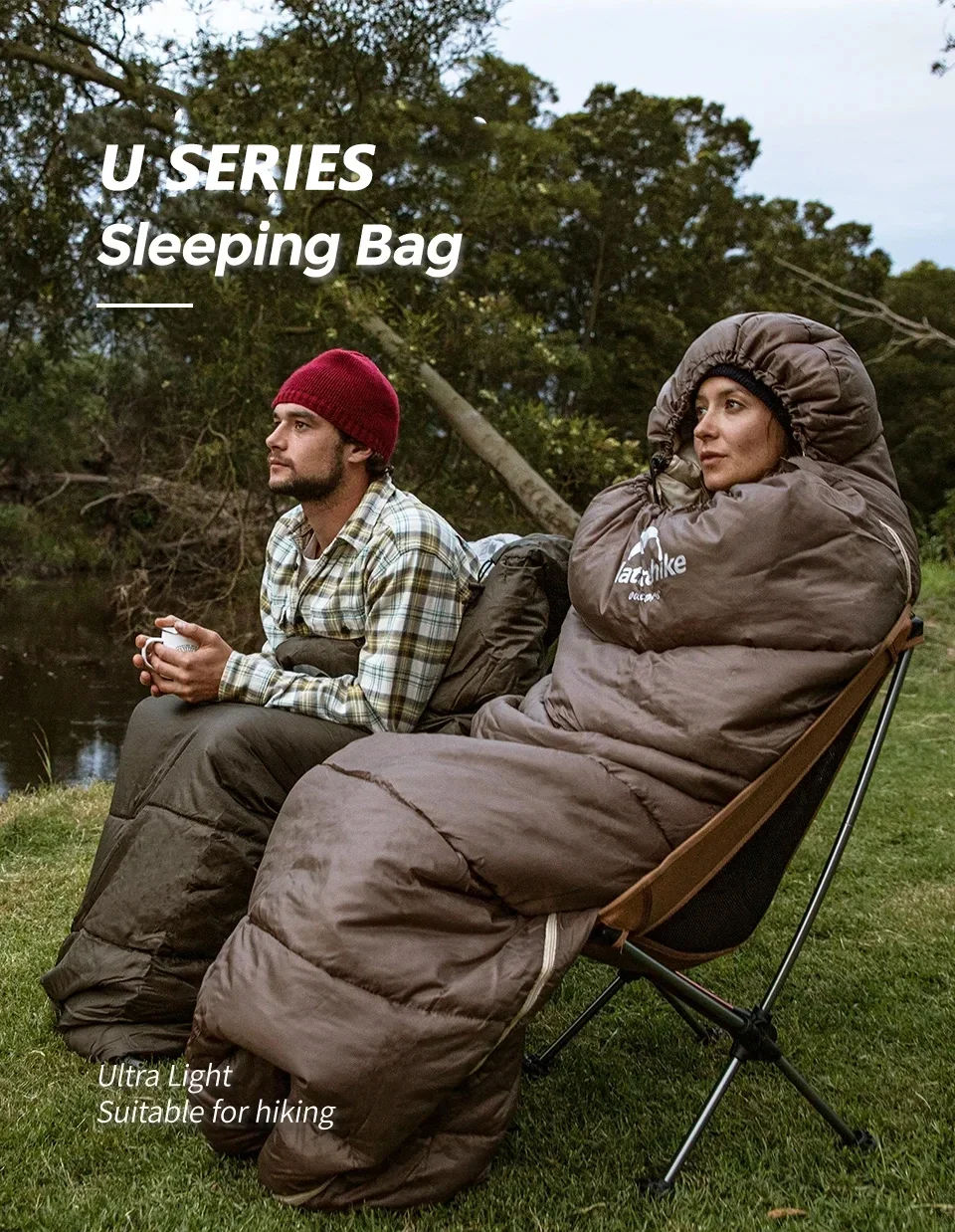 Naturehike Sleeping Bag Ultralight Camping Accsesorios Winter Outdoor Waterproof Envelope Sleeping Bag Hiking Travel U350