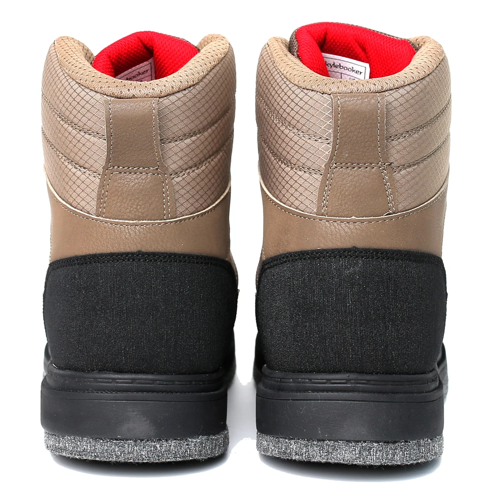 Men's Fishing Wading Boots Felt Sole Lightweight Anti-Slip Hunting Felt Bottom Waders Shoes With Metal Wading Studs
