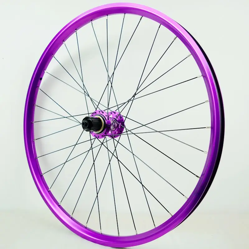 MTB PURPLE Bike Wheelset 29 26 27.5 AM Enduro DH 25mm Wide Rim Hub 142 Thru Axle 135 QR 6 Pawls Bicycle Wheel G3 Spokes HG MS XD