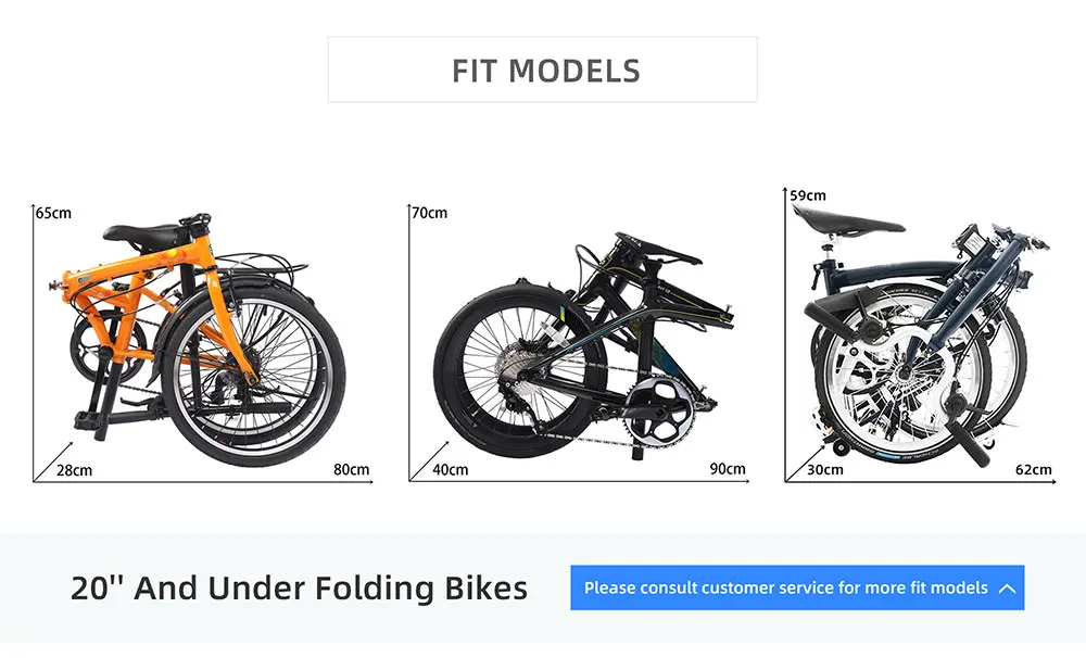 Rhinowalk 20 Inch Folding Bike Bag Lightweight Fold Bicycle Storage Bag Portable Bike Transport Carry Bag Dust Cover Accessories