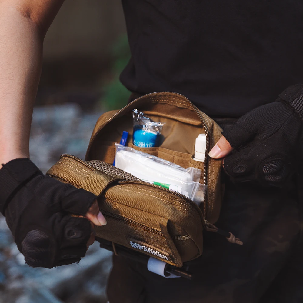 EDC Tactical Bag Waist Pack Hunting Vest Emergency Tools Pack Outdoor Tool Accessories Kit Camping Survival Pouch
