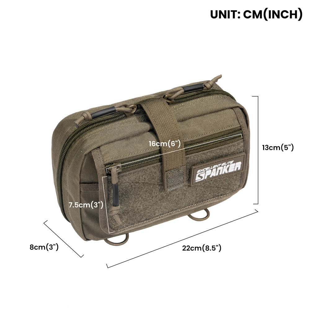 EDC Tactical Bag Waist Pack Hunting Vest Emergency Tools Pack Outdoor Tool Accessories Kit Camping Survival Pouch