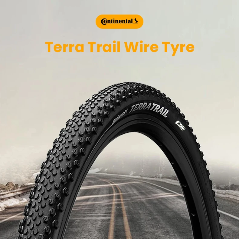 Continental Terra Trail 700x35C 700x40C Road Bike Wire Bead Tire E25 Shieldwall System PureGrip Compound No Folding 3/180 TPI