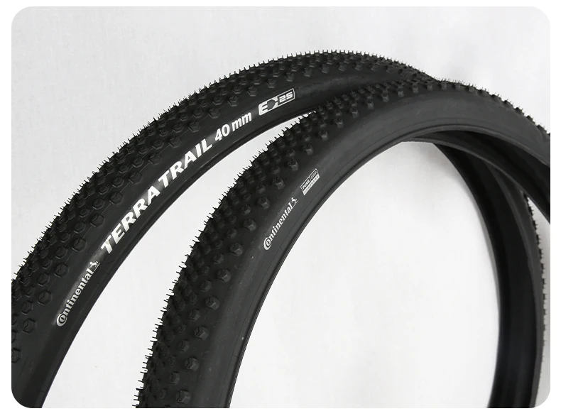 Continental Terra Trail 700x35C 700x40C Road Bike Wire Bead Tire E25 Shieldwall System PureGrip Compound No Folding 3/180 TPI