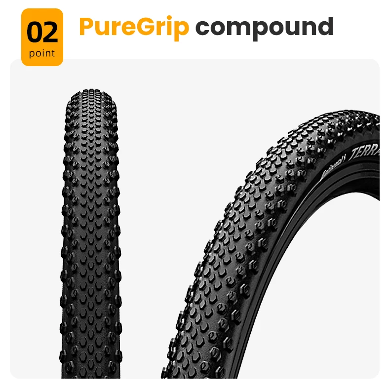 Continental Terra Trail 700x35C 700x40C Road Bike Wire Bead Tire E25 Shieldwall System PureGrip Compound No Folding 3/180 TPI