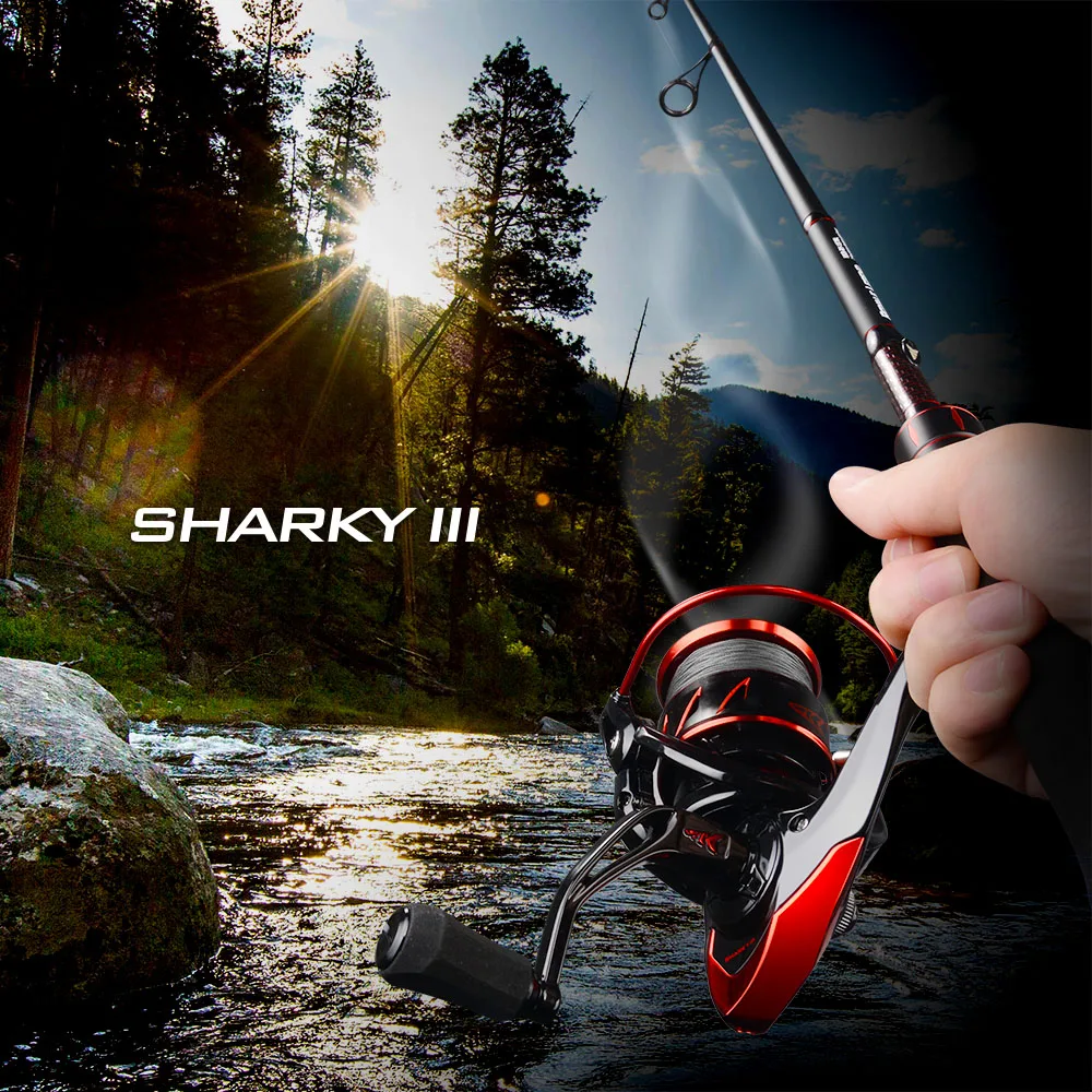 KastKing Sharky III-CHOICE Innovative Water Resistance Spinning Reel 18KG Max Drag Power Fishing Reel for Bass Pike Fishing