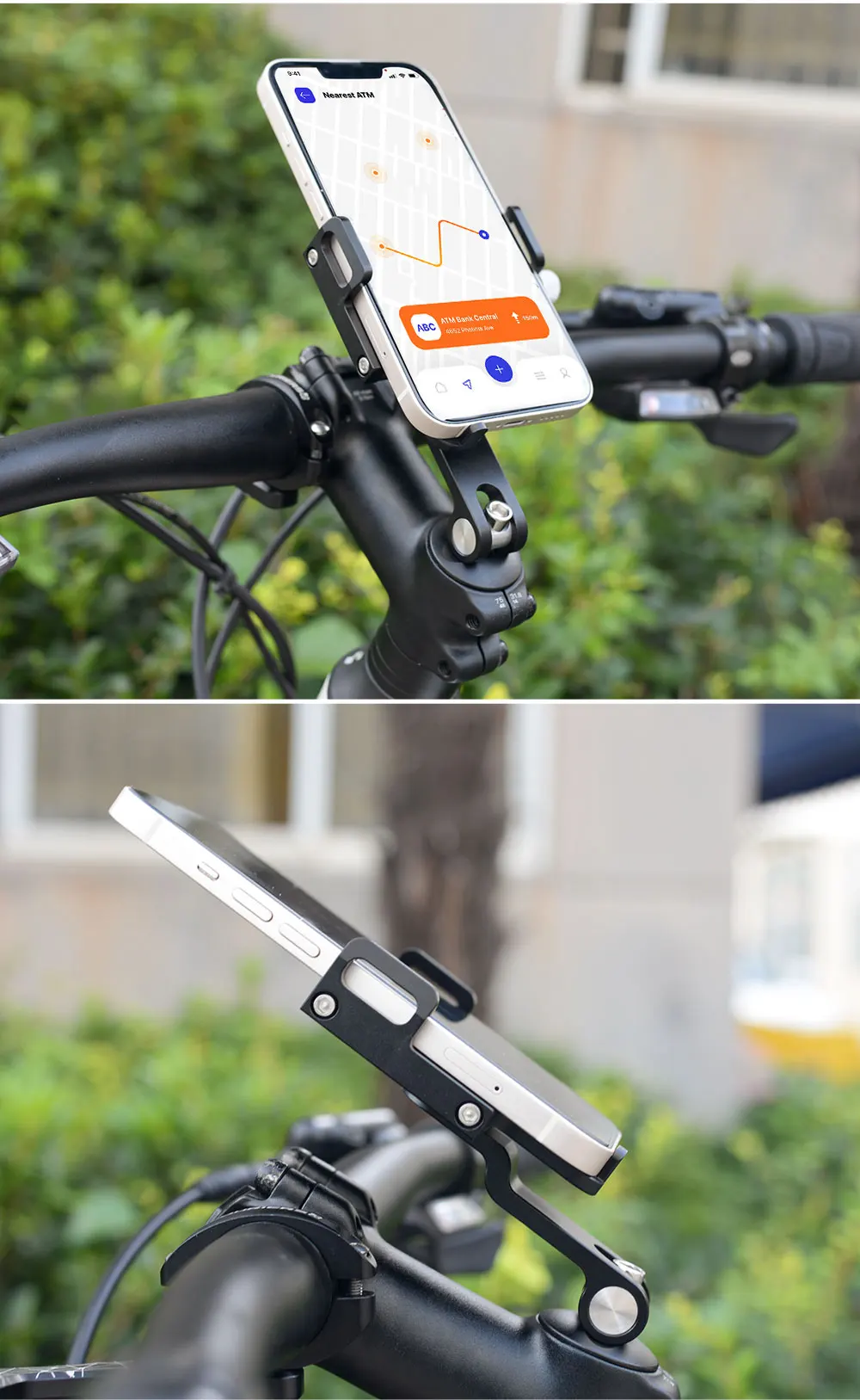 Thinkrider Phone Holder Motorcycle Electric Bicycle Smartphone Cnc Aluminum Alloy Bracket Five Claws Mechanical Bike Holder