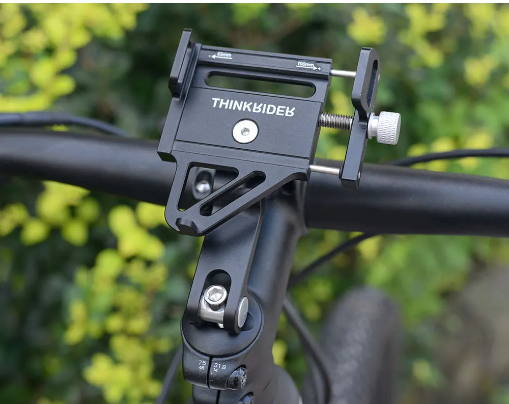 Thinkrider Phone Holder Motorcycle Electric Bicycle Smartphone Cnc Aluminum Alloy Bracket Five Claws Mechanical Bike Holder