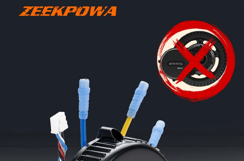 Bafang Mid Drive Motor Replacement Controller for BBS01B BBS02B BBSHD 36V 250W 350W 500W / 48V 500W 750W 1000W / 52V 1000W