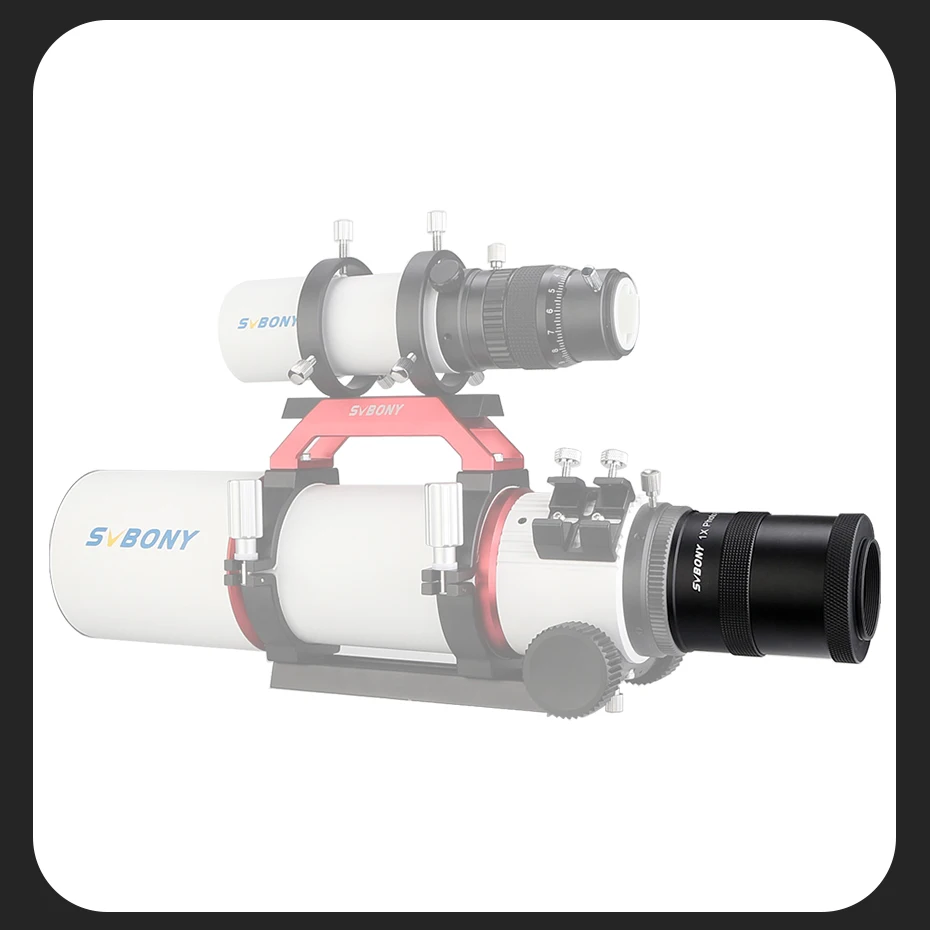 Svbony SV209 Field Flattener 1.0x for SV550 80F6 Astrophotography M63x1 Connection Black