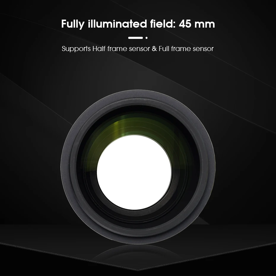 Svbony SV209 Field Flattener 1.0x for SV550 80F6 Astrophotography M63x1 Connection Black