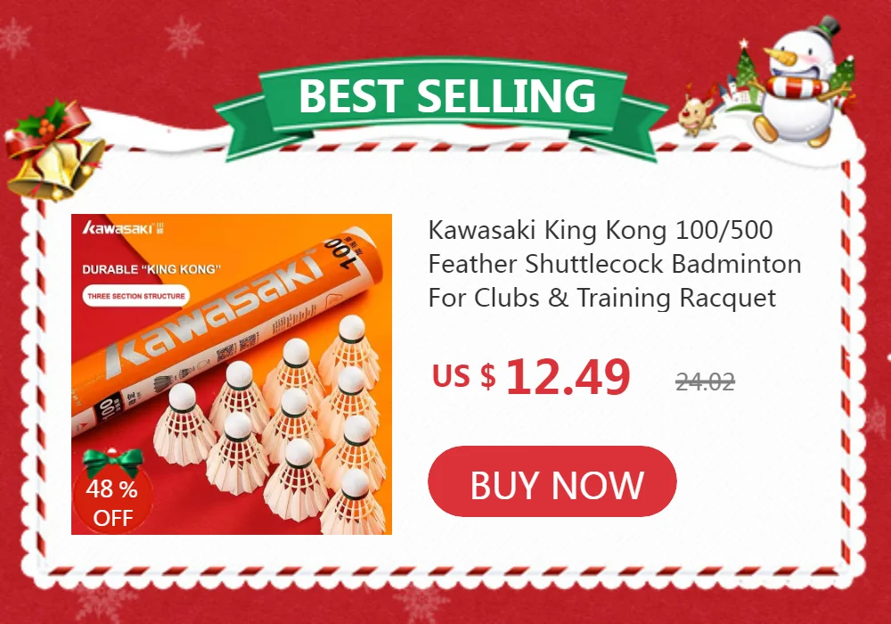 Kawasaki KD-3 Carbon Fiber Badminton Racket 2PCS-Pair Red Blue Badminton Set 18-22 pounds
