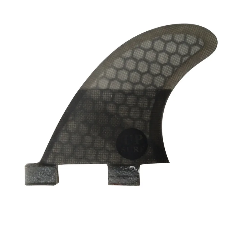 UPSURF FCS Quad Fins M+GL Surfboasrd Fins For Surfing Stabilizer Surf Quad Fins Honeycomb Surf Fins 4pcs Set Grey