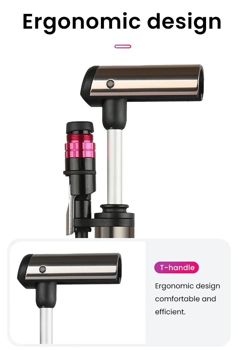 Giyo 140psi Bicycle Pump Portable Presta/Schrader Valve MTB Cycling Pump Road Bike Mini Floor Standing Pump Tire Inflator