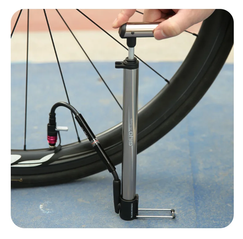 Giyo 140psi Bicycle Pump Portable Presta/Schrader Valve MTB Cycling Pump Road Bike Mini Floor Standing Pump Tire Inflator