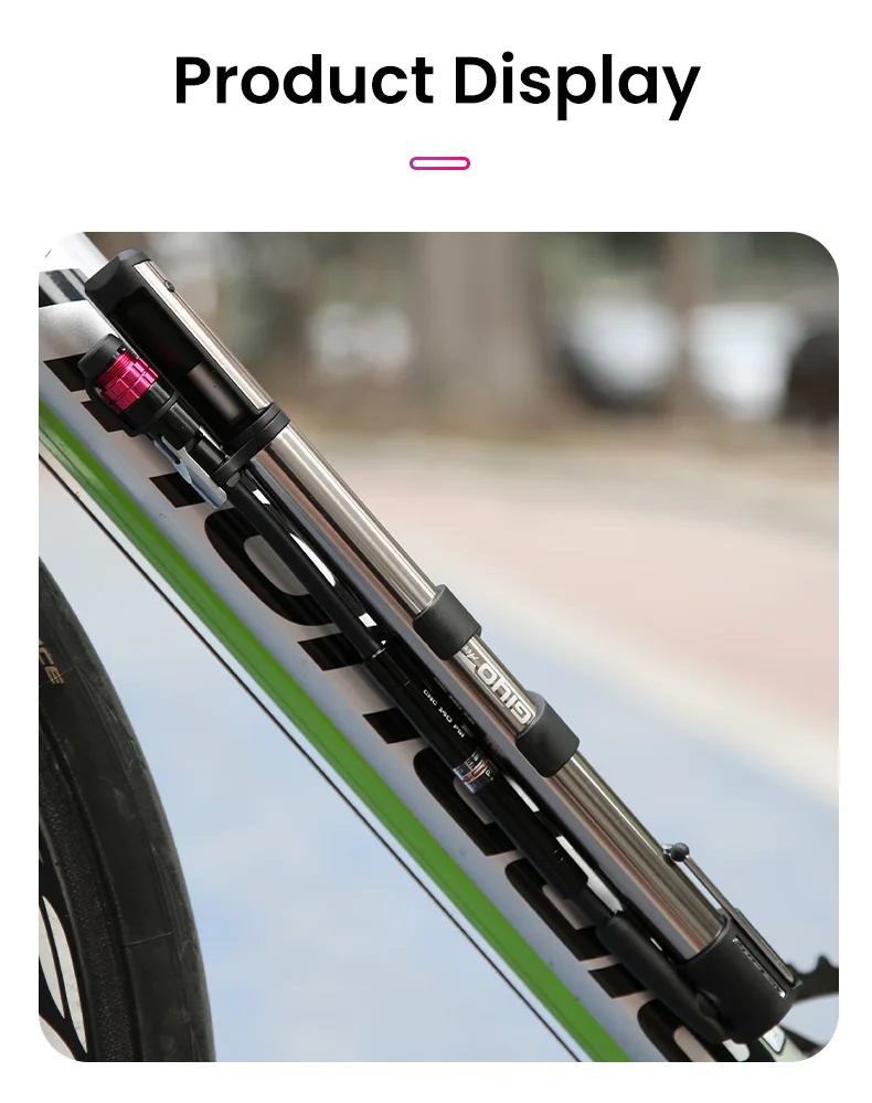 Giyo 140psi Bicycle Pump Portable Presta/Schrader Valve MTB Cycling Pump Road Bike Mini Floor Standing Pump Tire Inflator