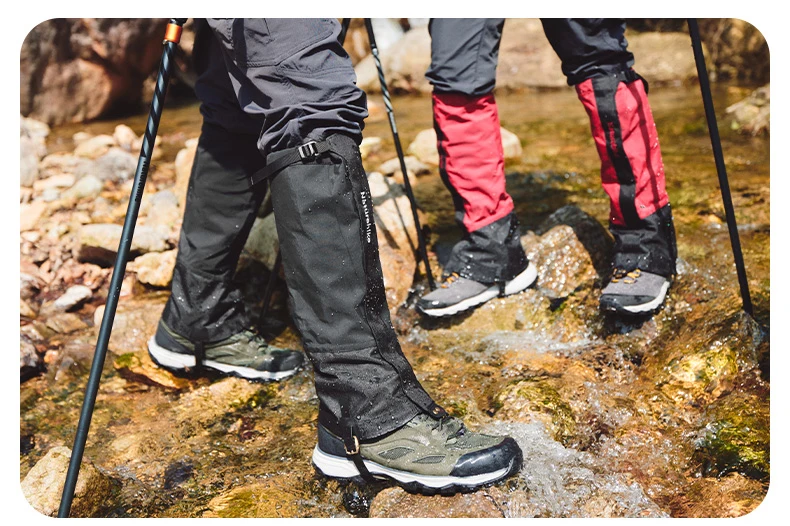 Naturehike 1 Pair Trekking Waterproof Leg Covers Hiking Snow Legging Gaiters Outdoor Climbing Camping Skiing Foot Cover