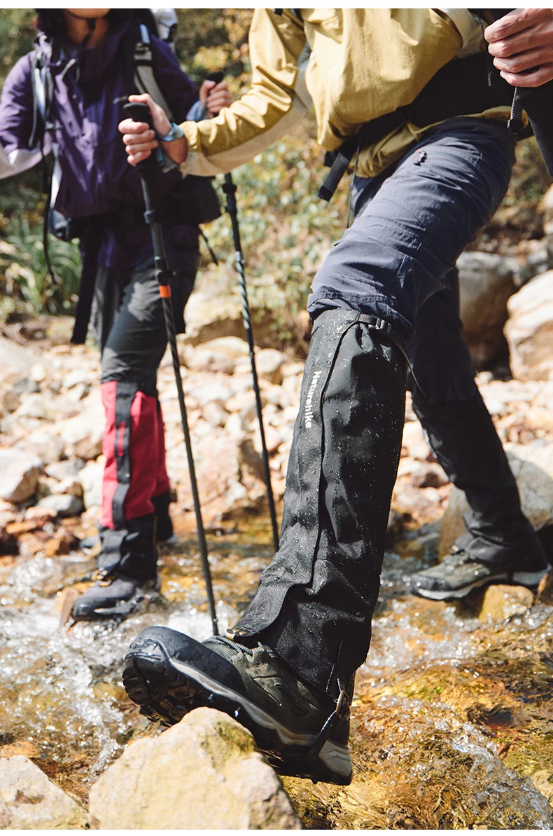 Naturehike 1 Pair Trekking Waterproof Leg Covers Hiking Snow Legging Gaiters Outdoor Climbing Camping Skiing Foot Cover