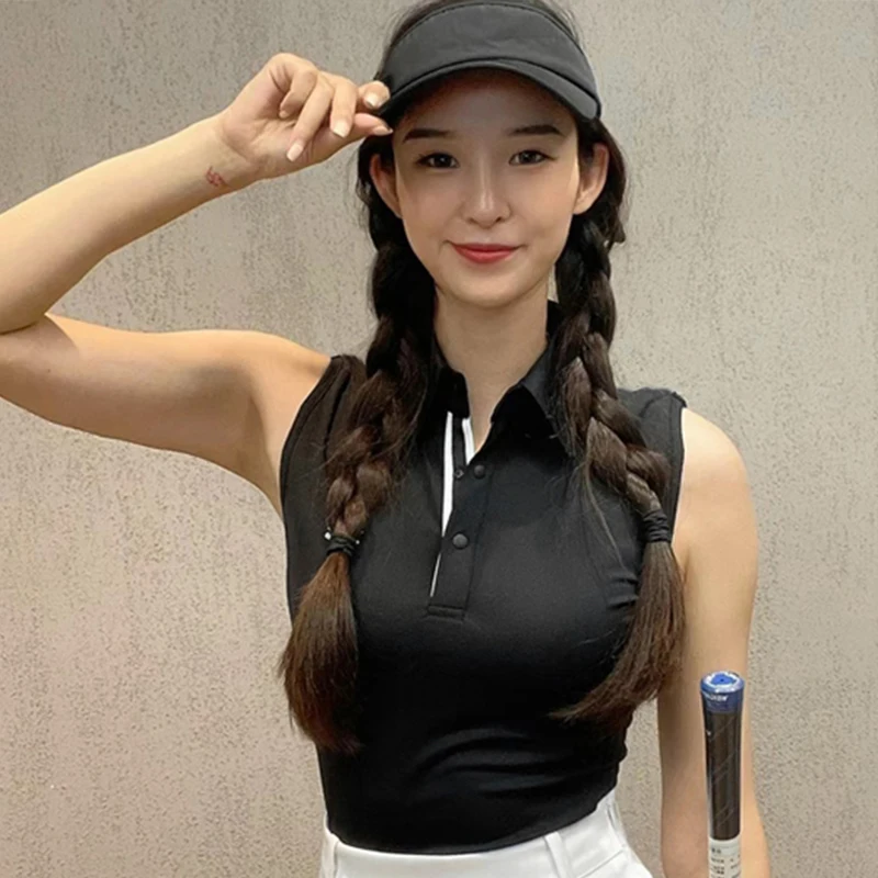 Summer New Women's Sleeveless Top Breathable High-quality Versatile Temperament short Skirt Outdoor Casual Sports Tennis Suit