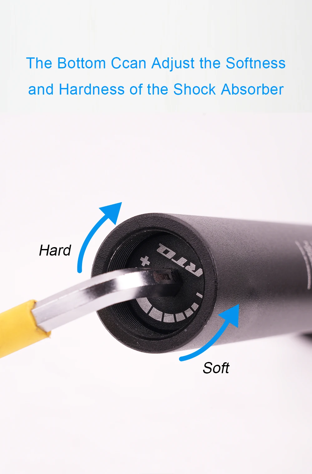 RIRO RCX Bicycle Suspension Seatpost Shock Absorber Seat Post 350mm*27.2mm/28.6/30.0/30.4/30.9/31.6/33.9mm MTB/E-Bike Seat Tube