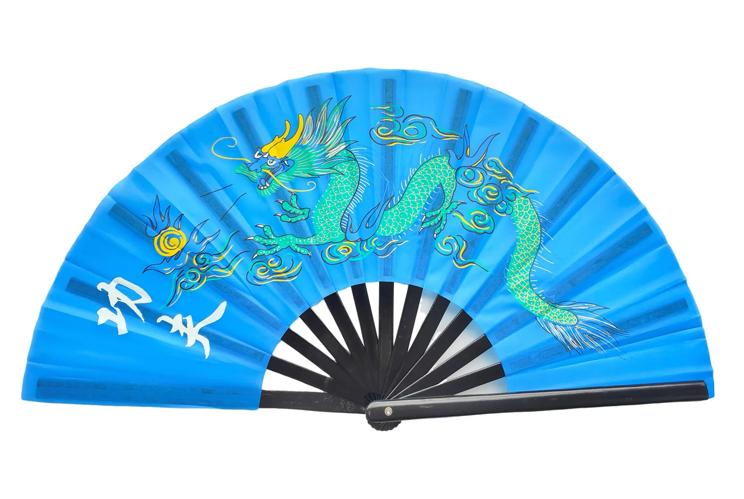 Tai Chi Fan Bamboo Kung Fu Martial Arts 34 Centimeter Fans Wushu Art Martiaux Cosplay Dance Performance Fan Red Kun Master