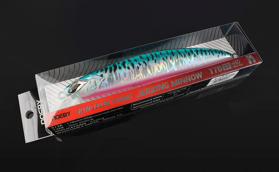NOEBY Heavy Sinking Minnow Lure 170mm 56g 195mm 84g Jerkbait Long Cast Tuna GT Big Game Saltwater