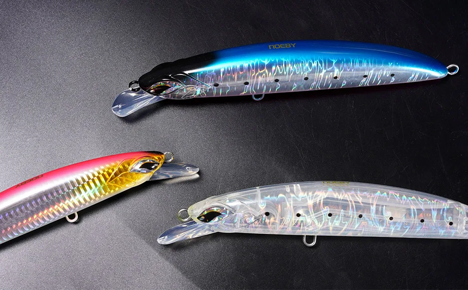 NOEBY Heavy Sinking Minnow Lure 170mm 56g 195mm 84g Jerkbait Long Cast Tuna GT Big Game Saltwater