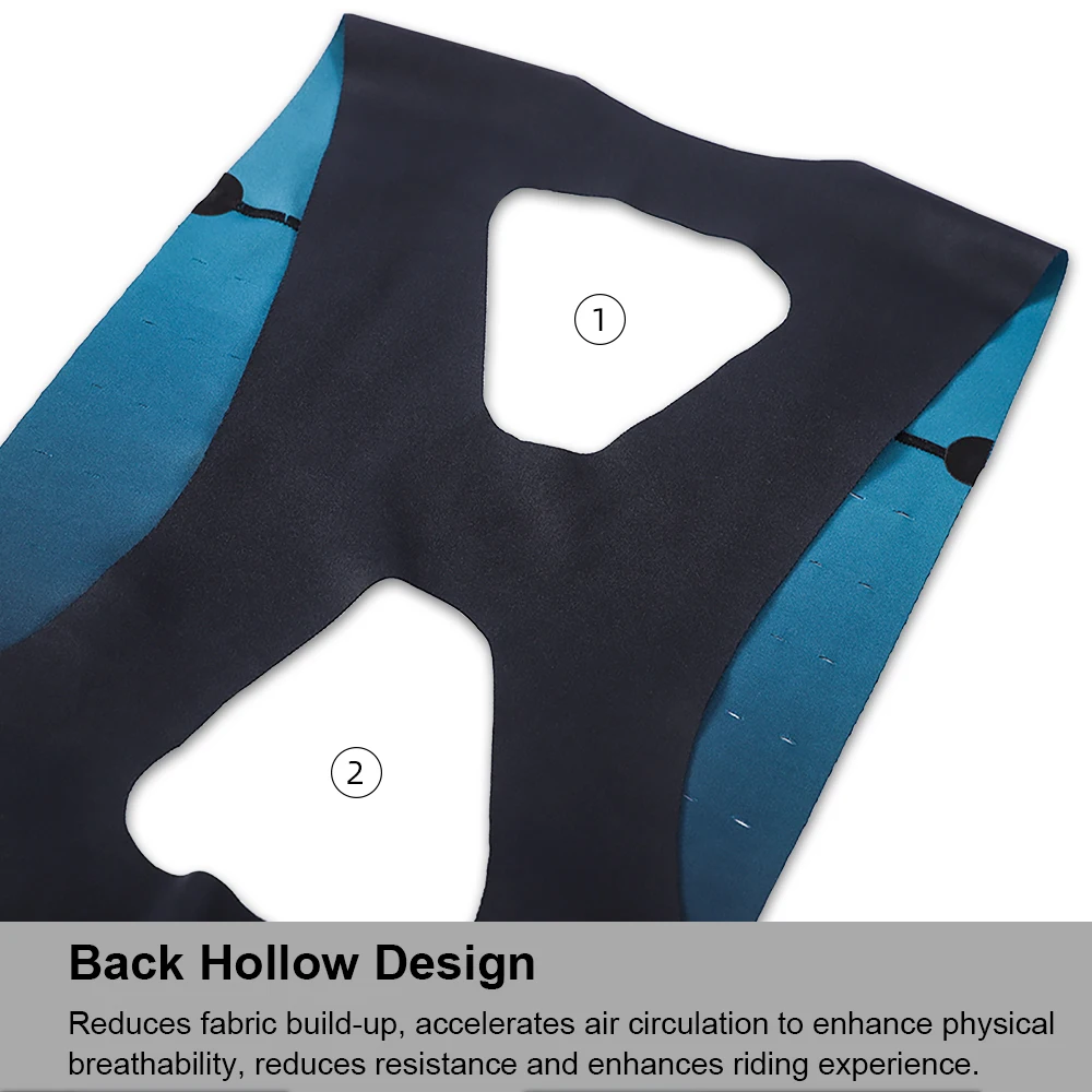 Ykywbike Men's Cycling Bib Shorts Seamless Bicycle Shorts 7 Hours Road Bike Ride Padded Riding Pro Gradient Cycle Shorts Bib