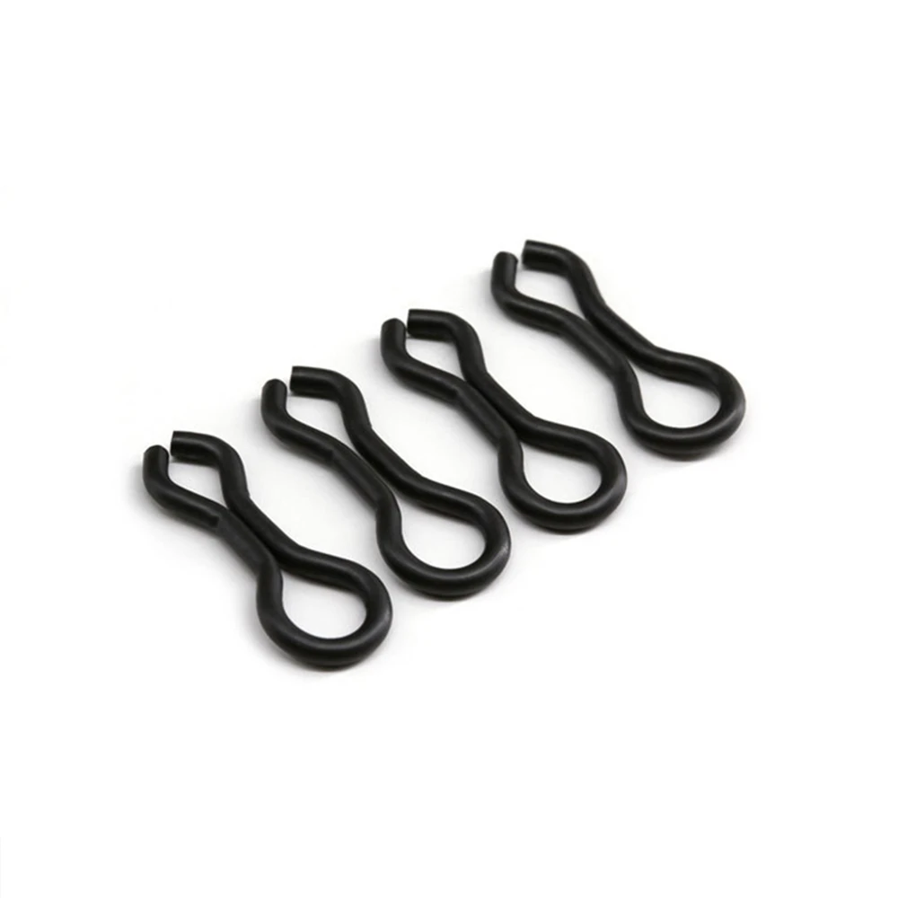 1000pcs Matt Black Carp Splay Rings Swivel Buckle Lure Leader Sinker Eyes Lure Connector Fishing Goods Tackle Accessories Pesca
