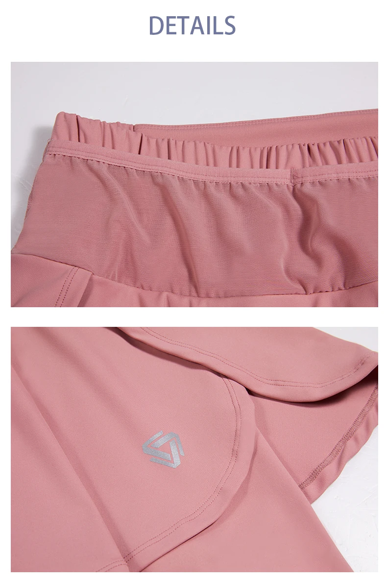 2023 Women High Waist Tennis Pants Running Skirt Legging Gym Fitness Yoga Skort Sports Golf One-piece Leggings With Pockets