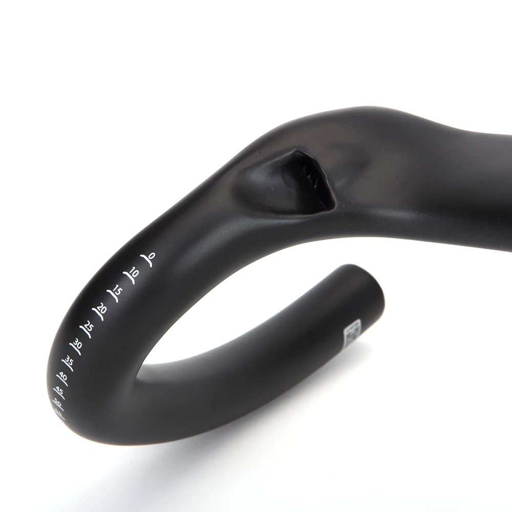 New Carbon Gravel Handlebar Big Flare Bar Cyclocross Road Bike Handlebars 370/390/410/430/mm Carbon Fiber Bicycle Handlebar