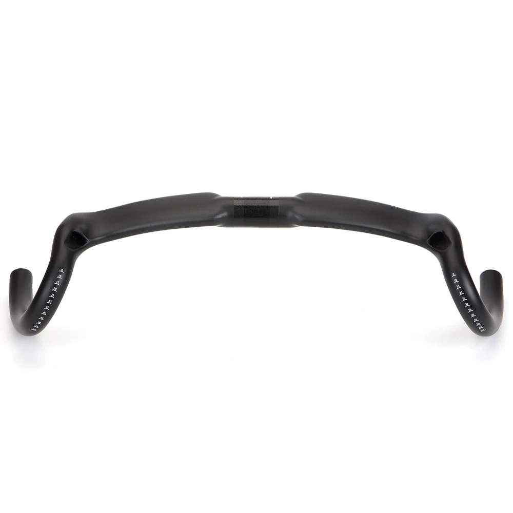New Carbon Gravel Handlebar Big Flare Bar Cyclocross Road Bike Handlebars 370/390/410/430/mm Carbon Fiber Bicycle Handlebar
