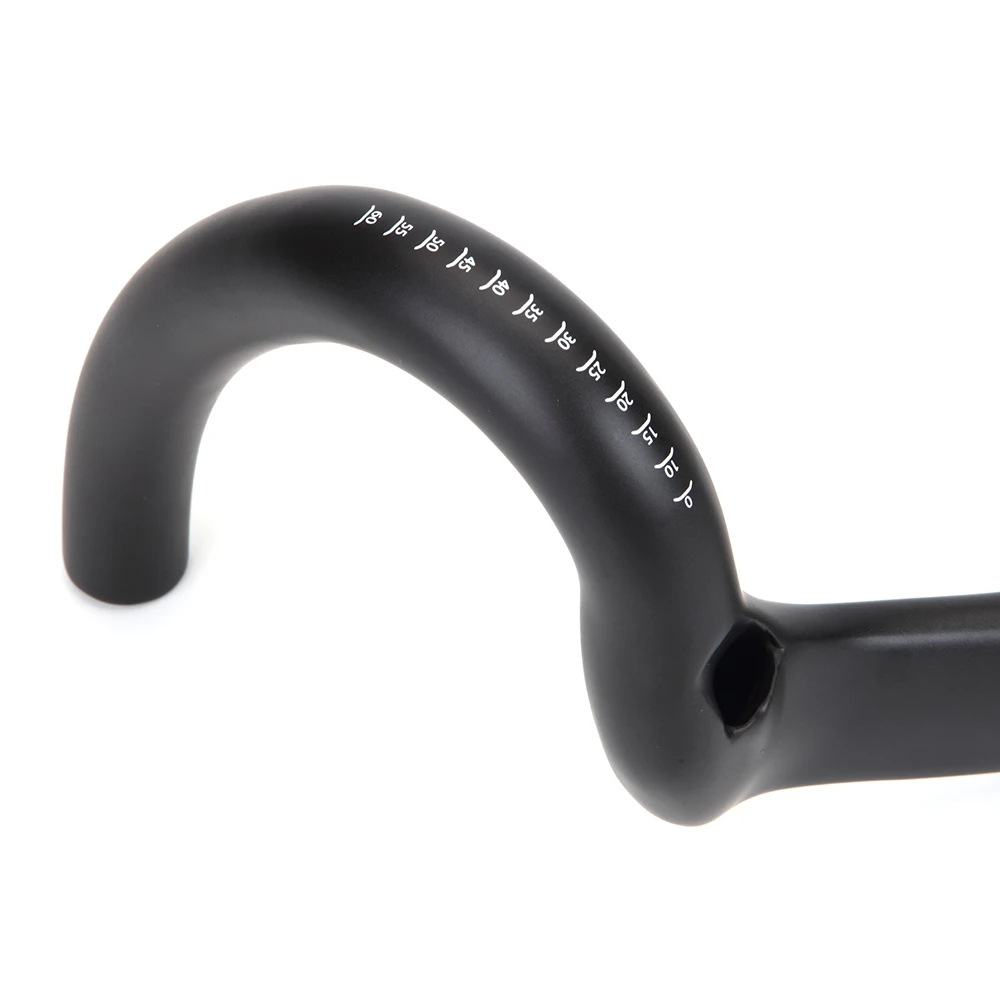 New Carbon Gravel Handlebar Big Flare Bar Cyclocross Road Bike Handlebars 370/390/410/430/mm Carbon Fiber Bicycle Handlebar