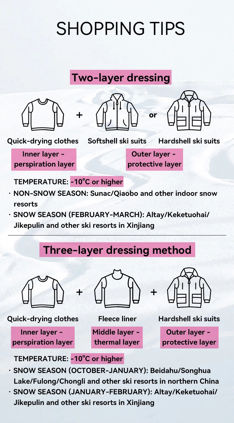VECTOR Men and Women 3L Ski Pants Windproof and Waterproof Solona Fabric Outdoor Skiing Other Autumn Winter Outdoor Activitie