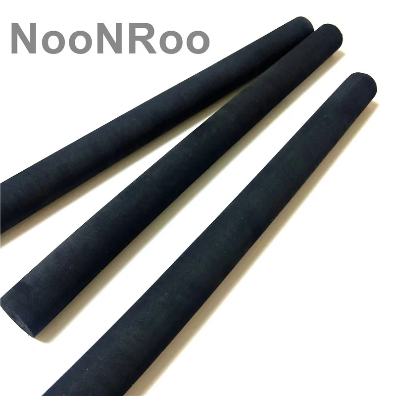 NooNRoo Straight EVA Grips Materials Black colour Repair fishing rod Handle EVA DIY fishing rod Components 5pcs/ set