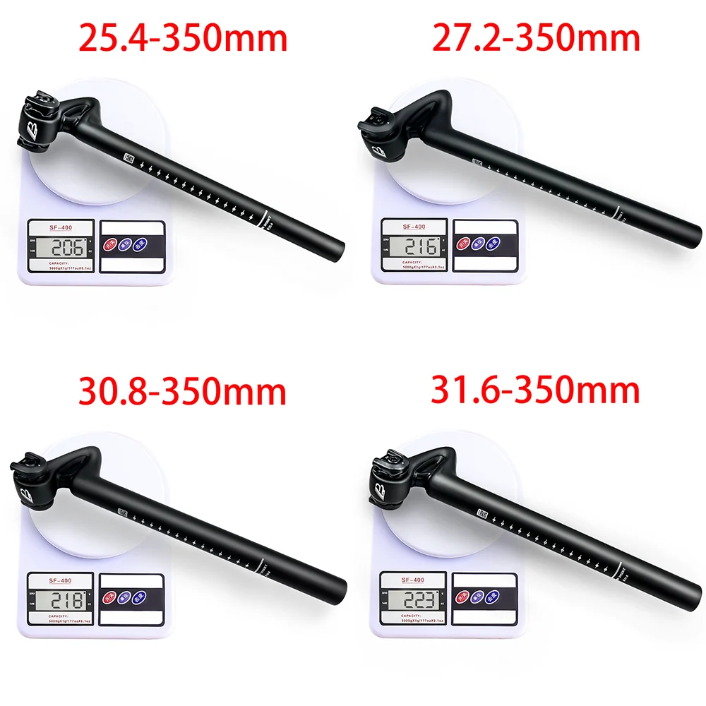 2025 New BALUGOE MTB Seat Rod Carbon Fiber Seat Rod Ultra Light Strong Offset 25 MM Road Bike Seat Rod Cycling Accessories