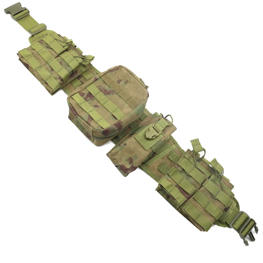 Outdoor Hunting Battle Belt Sets Duty Belts Law Enforcement Multi-functional Tactical Molle Belt with Accessories Pouches