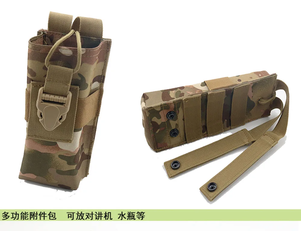 Outdoor Hunting Battle Belt Sets Duty Belts Law Enforcement Multi-functional Tactical Molle Belt with Accessories Pouches