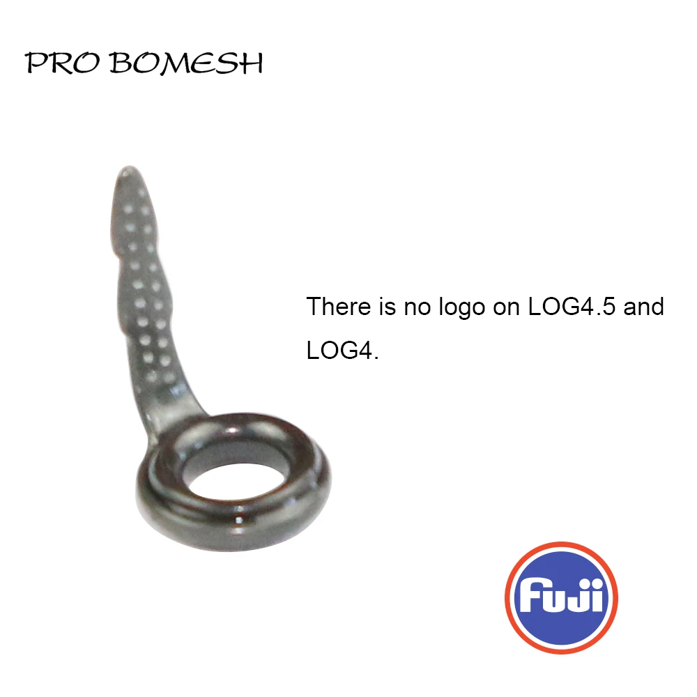 PROBOMESH FUJI Guide and Top 10pcs Set LNOG LOG Guide Micro Casting Guide Set Rod Building Component Repair Fishing Pole DIY