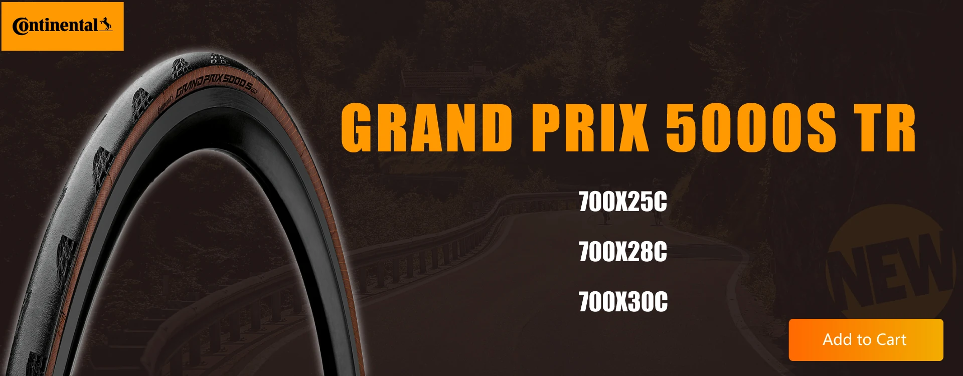 Continental Sprinter Gatorskin/ Competition Tubular Road Bike Tire Black 28"x25mm 180 TPI Stab-proof Cut-proof Tube Tire