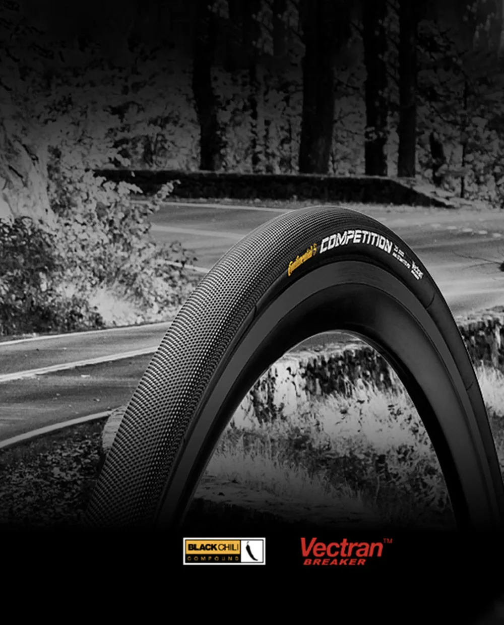 Continental Sprinter Gatorskin/ Competition Tubular Road Bike Tire Black 28"x25mm 180 TPI Stab-proof Cut-proof Tube Tire
