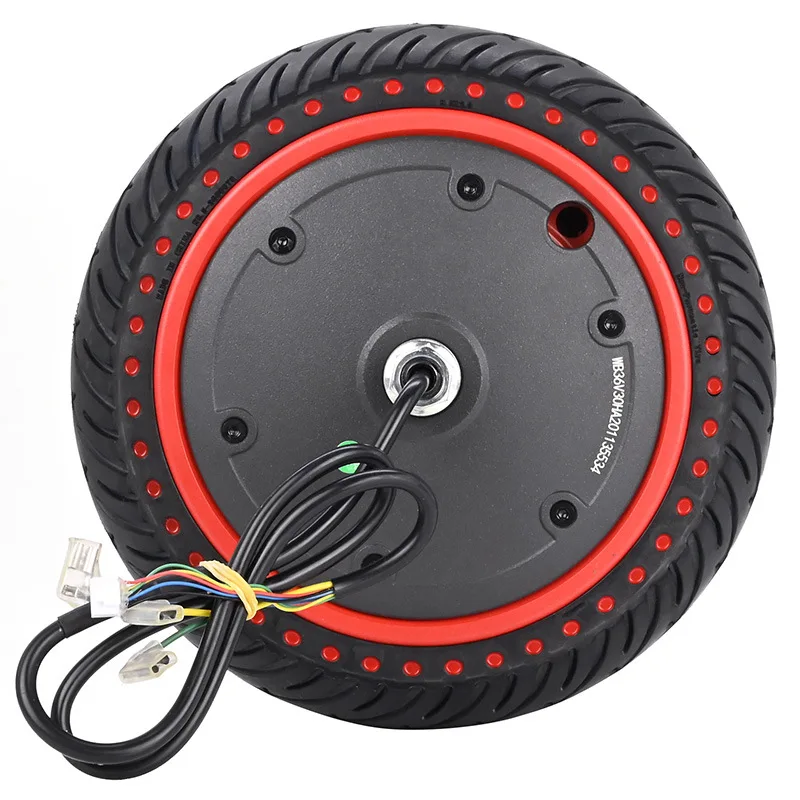 36V 350W Motor For Xiaomi M365 1S Pro Electric Scooter 8.5 Inch Solid Tyre Wave Point Front Wheel Engine Parts