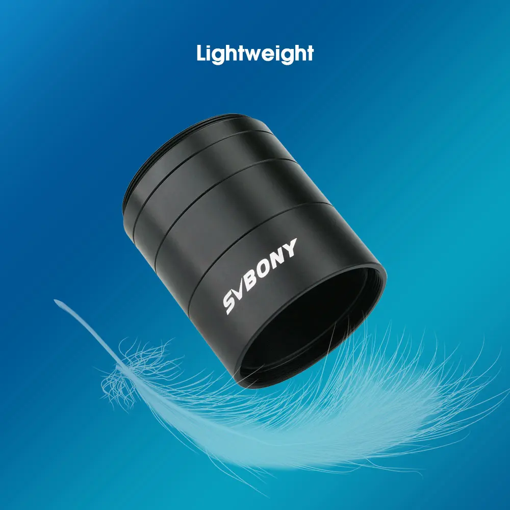 SVBONY Astronomy Telescope M42x0.75 Extension Tube Kit 5mm 10mm 15mm 20mm for Astrophotography
