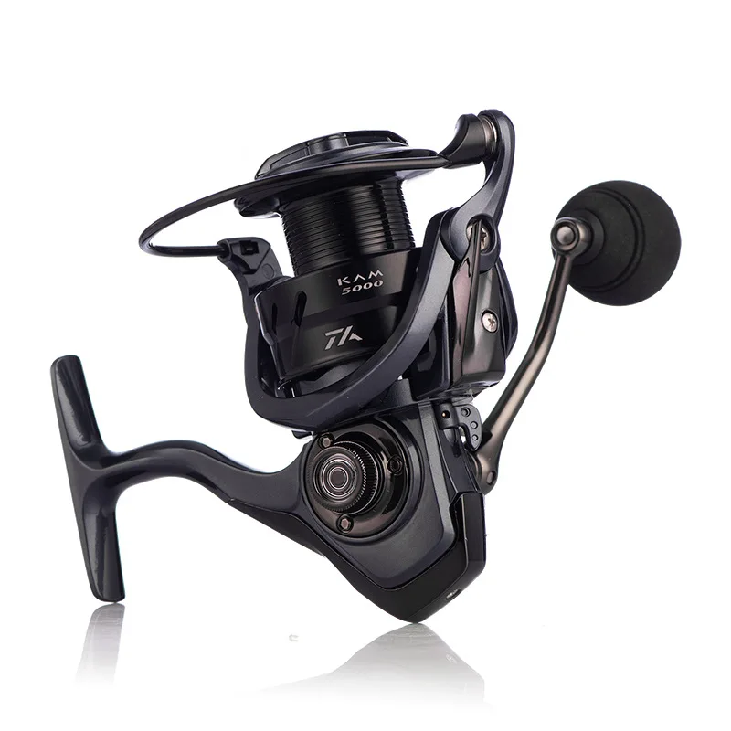 Mavllos Fishing Spinning Reel 1000-5000 Shallow Spool Max Drag 11.5KG Speed Ratio 6.2:1 Ultralight Metal Saltwater Fishing Reel