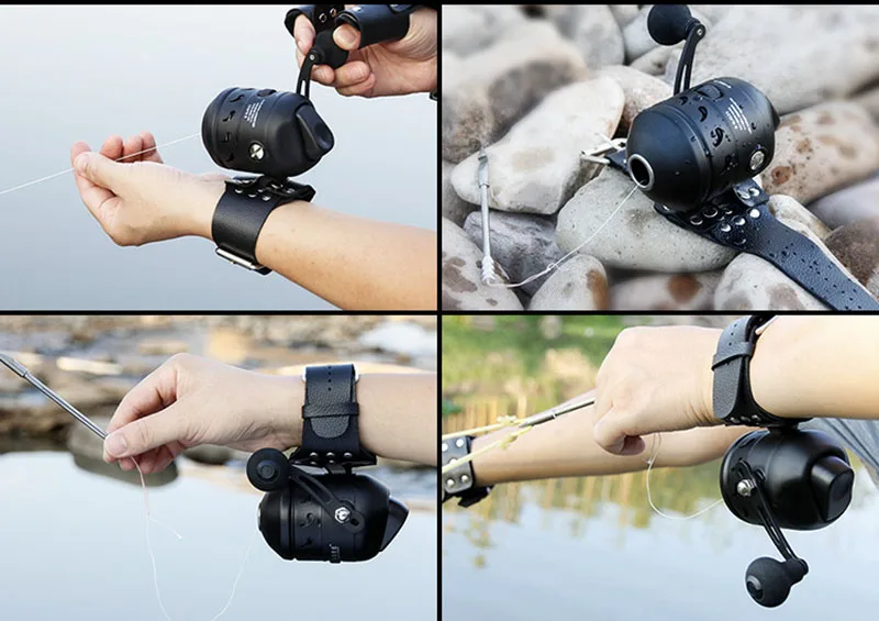 JG25 Slingshot Fishing Reel Speed Ratio 3.3:1 Spinning Hand Wheel Shooting Fish Closed Reel Outdoor Hunting Fishing Wheel