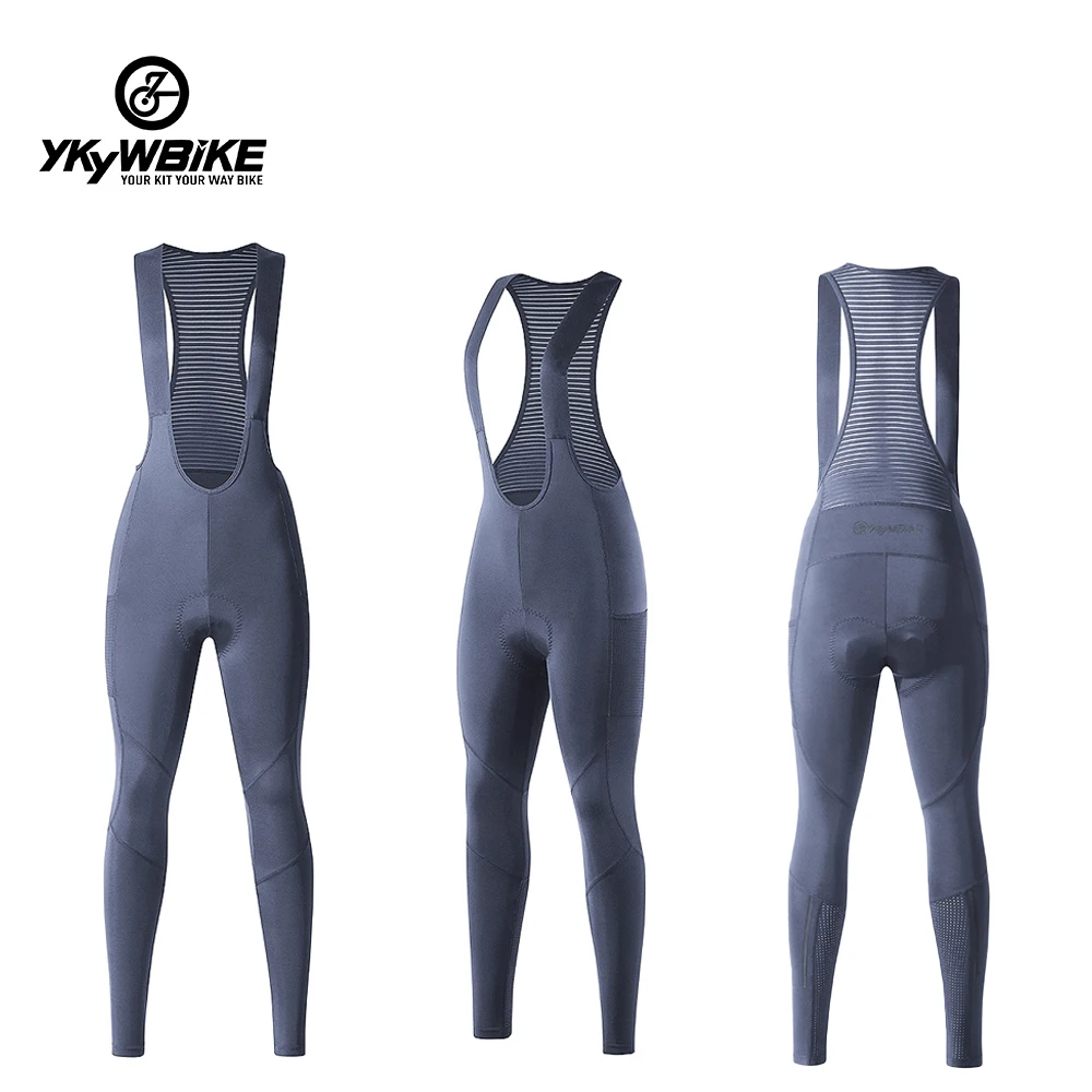 YKYWBIKE Women Cycling Bib Pants Spring Coolmax 3D Pad Bike Cycling Tights MTB Bicycle Trousers 2 Pockets Bicicletas 자전거의류