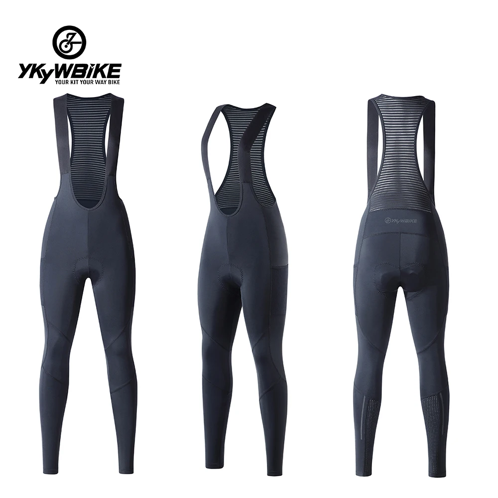 YKYWBIKE Women Cycling Bib Pants Spring Coolmax 3D Pad Bike Cycling Tights MTB Bicycle Trousers 2 Pockets Bicicletas 자전거의류