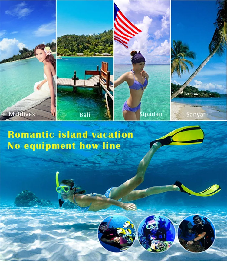 Snorkeling Diving Swimming Fins Adult Free-diving Flippers Spearfishing Swimming Aqua Shoes Fin Diving Professional Equipment