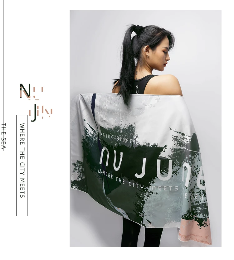 Nu-June Beach Towel Microfiber Bath Towel Fashion Printing Design Travel Towel Outdoor Water Sports Quickdrying Swimming Towel