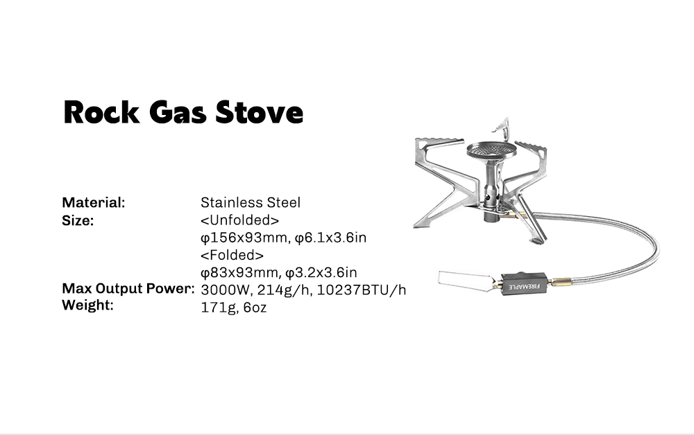 Fire-Maple Gas Stove Tourism Supplies Portable Stainless Steel Gas Furnace Camping Burner Survival Equipment